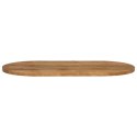 VidaXL Blat stołu, 110x50x3,8 cm, owalny, lite drewno mango