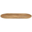 VidaXL Blat stołu, 140x50x2,5 cm, owalny, lite drewno mango