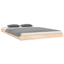 VidaXL Rama łóżka, 120 x 200 cm, lite drewno sosnowe