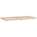 VidaXL Rama łóżka, 80x200 cm, lite drewno sosnowe