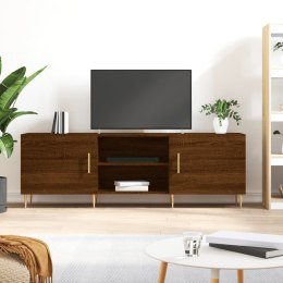 VidaXL Szafka TV, brązowy dąb, 150x30x50 cm, materiał drewnopochodny