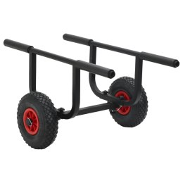 VidaXL Wózek do transportu kajaka, 90 kg, aluminiowy
