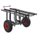 VidaXL Wózek do transportu kajaka, 90 kg, aluminiowy