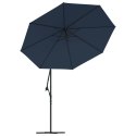 VidaXL Zamienne pokrycie parasola ogrodowego, niebieskie, 300 cm