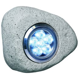Smartwares 3 lampy ogrodowe LED w formie kamieni, 2,7 W, szare, RS306