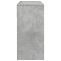 VidaXL Toaletka z lustrem, szarość betonu, 80x39x80 cm