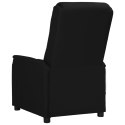 VidaXL Elektryczny fotel masujący, czarny, sztuczna skóra