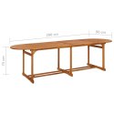VidaXL Ogrodowy stół jadalniany, 280x90x75 cm, lite drewno akacjowe