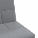 VidaXL Sofa rozkładana L, jasnoszara, 255x140x70 cm, tkanina