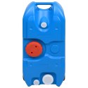 VidaXL Turystyczny pojemnik na wodę, na kółkach, 40 L, niebieski