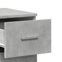 VidaXL Szafka, szarość betonu, 59x39x80 cm, materiał drewnopochodny