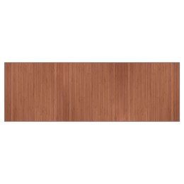VidaXL Dywan prostokątny, brązowy, 100x300 cm, bambusowy