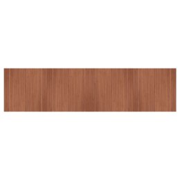 VidaXL Dywan prostokątny, brązowy, 100x400 cm, bambusowy