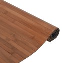 VidaXL Dywan prostokątny, brązowy, 100x500 cm, bambusowy