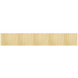 VidaXL Dywan prostokątny, jasny naturalny, 80x500 cm, bambusowy
