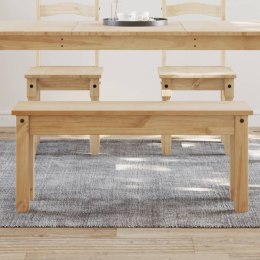 VidaXL Ławka stołowa Panama, 105x30x45 cm, lite drewno sosnowe