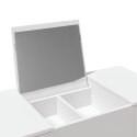 VidaXL Toaletka z lustrem, biała, 100x45x76 cm