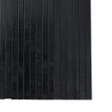 VidaXL Parawan, czarny, 165x800 cm, bambusowy