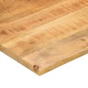 VidaXL Blat biurka, z wycięciem, 120x60x2,5 cm, surowe drewno mango