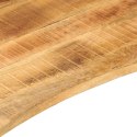 VidaXL Blat biurka, z wycięciem, 120x60x2,5 cm, surowe drewno mango