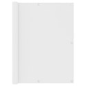 VidaXL Parawan balkonowy, biały, 120x500 cm, tkanina Oxford
