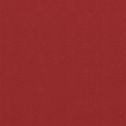 VidaXL Parawan balkonowy, czerwony, 90x300 cm, tkanina Oxford