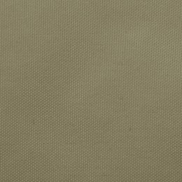 VidaXL Trójkątny żagiel ogrodowy, tkanina Oxford, 3,5x3,5x4,9 m, beż