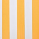 VidaXL Zadaszenie, żółty słonecznikowy i biały, 4x3 m (bez ramy)