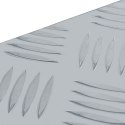 VidaXL Aluminiowa skrzynia, 110,5 x 38,5 x 40 cm, srebrna