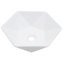 VidaXL Umywalka, 41 x 36,5 x 12 cm, ceramiczna, biała