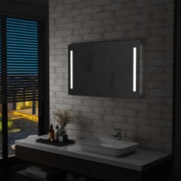 VidaXL Ścienne lustro łazienkowe z LED, 100 x 60 cm