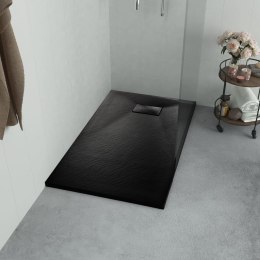 VidaXL Brodzik prysznicowy, SMC, czarny, 120 x 70 cm