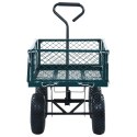 VidaXL Ogrodowy wózek ręczny, zielony, 250 kg