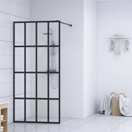 VidaXL Ścianka prysznicowa, przezroczyste szkło hartowane, 100x195 cm