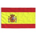 VidaXL Flaga Hiszpanii, 90x150 cm