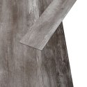 VidaXL Panele podłogowe PVC, 5,02 m², 2 mm, samoprzylepne, matowy brąz