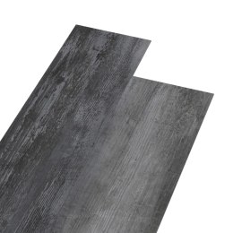 VidaXL Panele podłogowe PVC 5,26 m², 2 mm, błyszczący szary, bez kleju