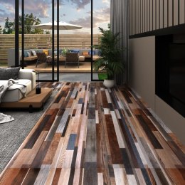 VidaXL Panele podłogowe PVC, 5,26 m², 2 mm, kolorowe, bez kleju