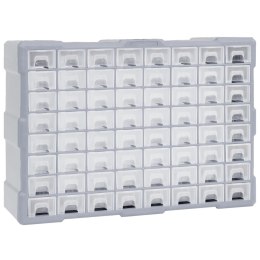 VidaXL Organizer z 64 szufladkami, 52x16x37,5 cm
