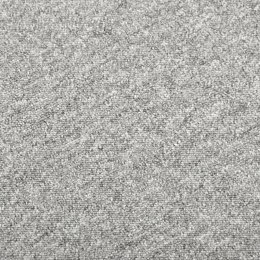 VidaXL Podłogowe płytki dywanowe, 20 szt., 5 m², 50x50 cm, jasnoszare