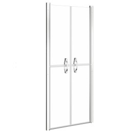 VidaXL Drzwi prysznicowe, przezroczyste, ESG, 91x190 cm