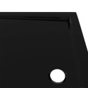 VidaXL Brodzik prysznicowy, prostokątny, czarny, ABS, 80x100 cm