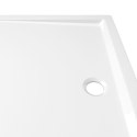 VidaXL Prostokątny brodzik prysznicowy, ABS, biały, 70x100 cm