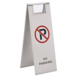 VidaXL Składane oznakowanie parkingowe, stal nierdzewna
