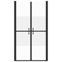 VidaXL Drzwi prysznicowe, szkło częściowo mrożone, ESG, (83-86)x190 cm