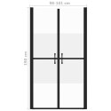 VidaXL Drzwi prysznicowe, szkło częściowo mrożone ESG, (98-101)x190 cm