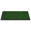 VidaXL Toalety dla zwierząt z tacą i sztuczną trawą, 2 szt, 76x51x3 cm
