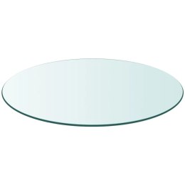 VidaXL Blat stołu szklany, okrągły 500 mm