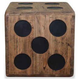 VidaXL Pudełko do przechowywania, drewno mindi, 40 x 40 x 40 cm