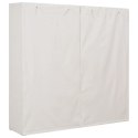 VidaXL Szafa, biała, 173x40x170 cm, materiałowa